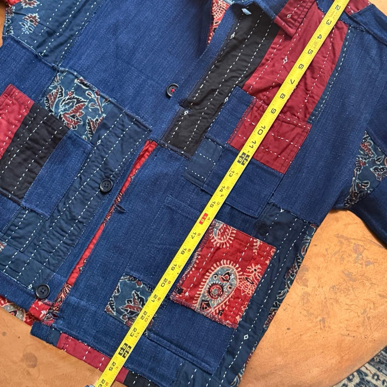 Men's Jacket - Multi/Blue - S – Unique patchwork … - image 7