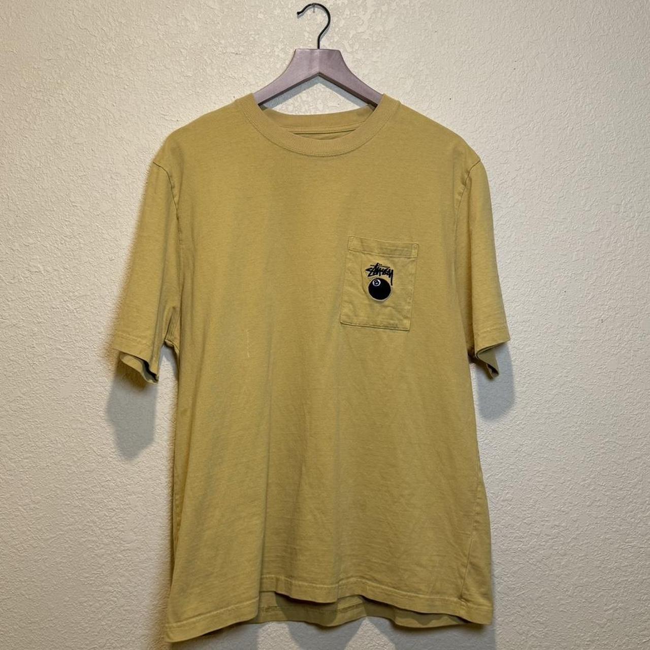 Stussy Heavyweight 8 Ball Pocket Tee size L • nice... - Depop