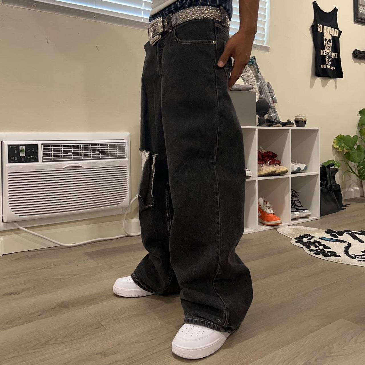 Anchor blue jeans 30x30 5'8 height #jnco #baggy | Depop