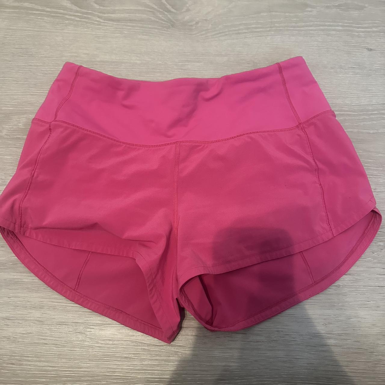 Lululemon online speed up HR short 2.5” sonic pink