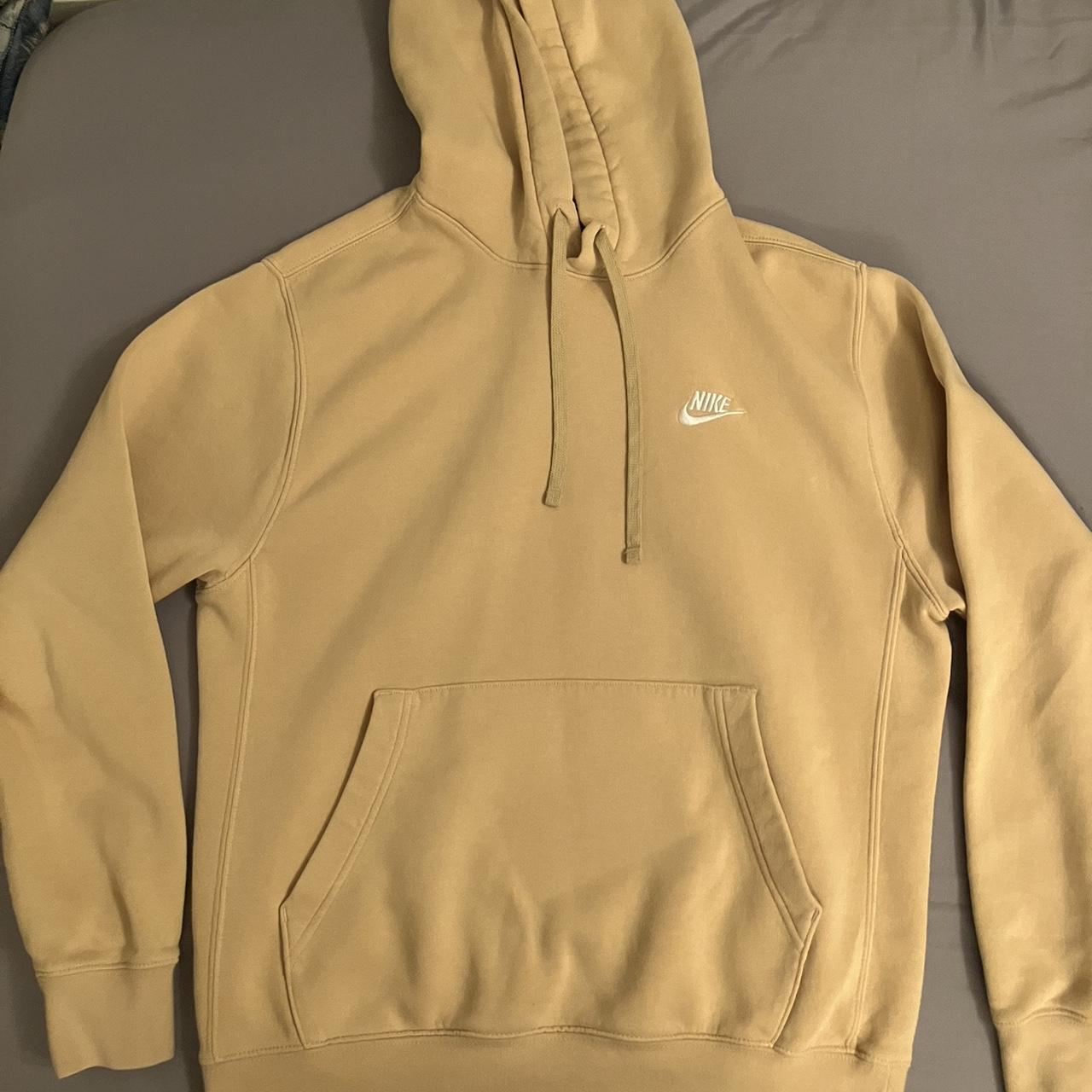 nike cream hoodie
