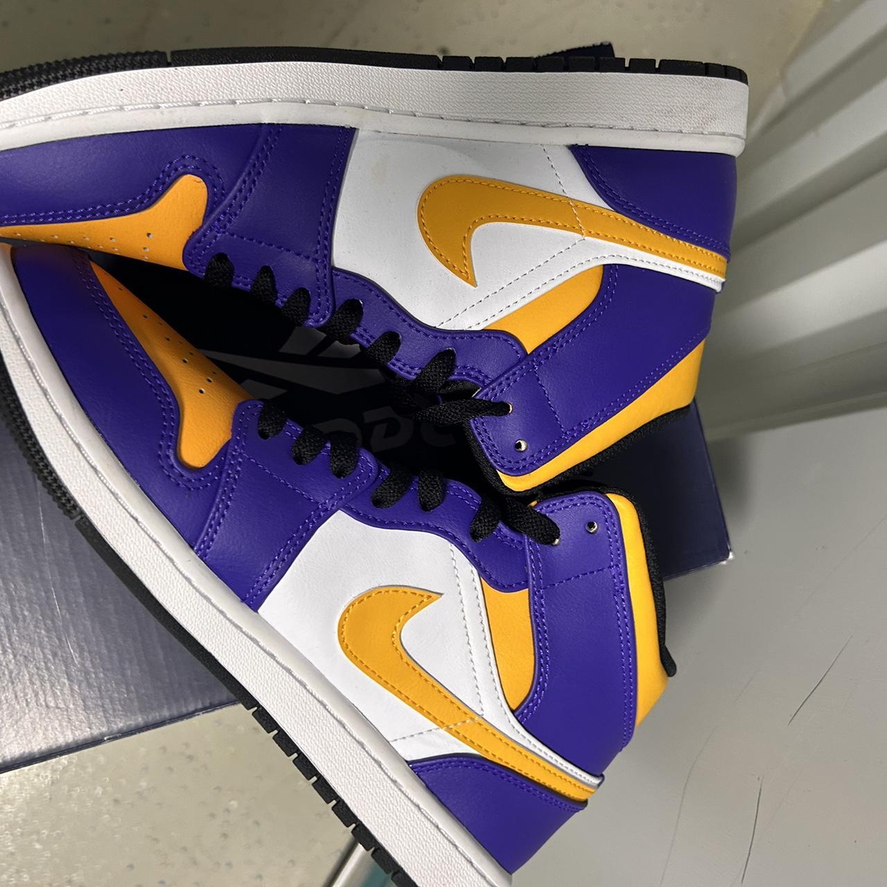 jordan purple and yellow