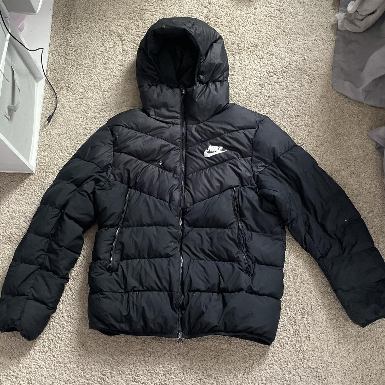 mens nike puffer jacket with hood