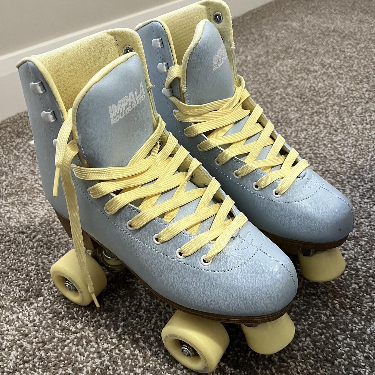 Impala roller skates! Size 8, worn once or twice in... Depop
