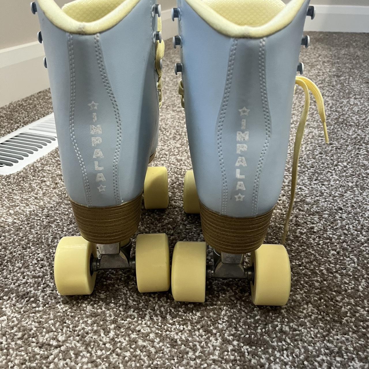 Impala roller skates! Size 8, worn once or twice in... Depop