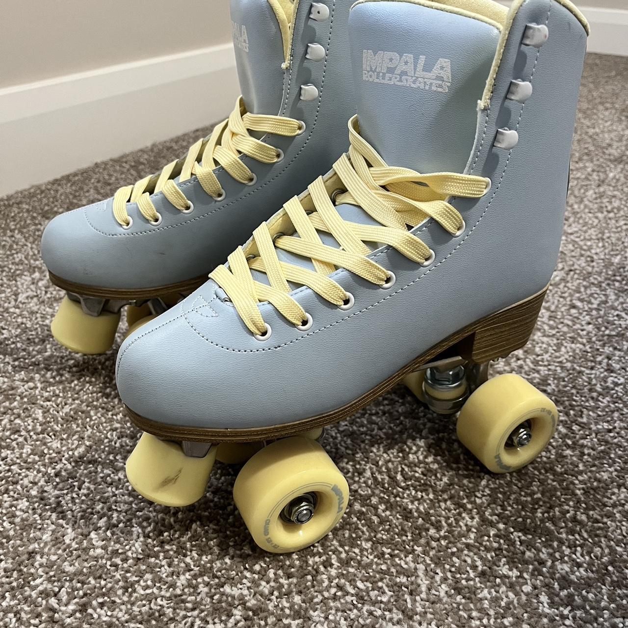 Impala roller skates! Size 8, worn once or twice in... Depop