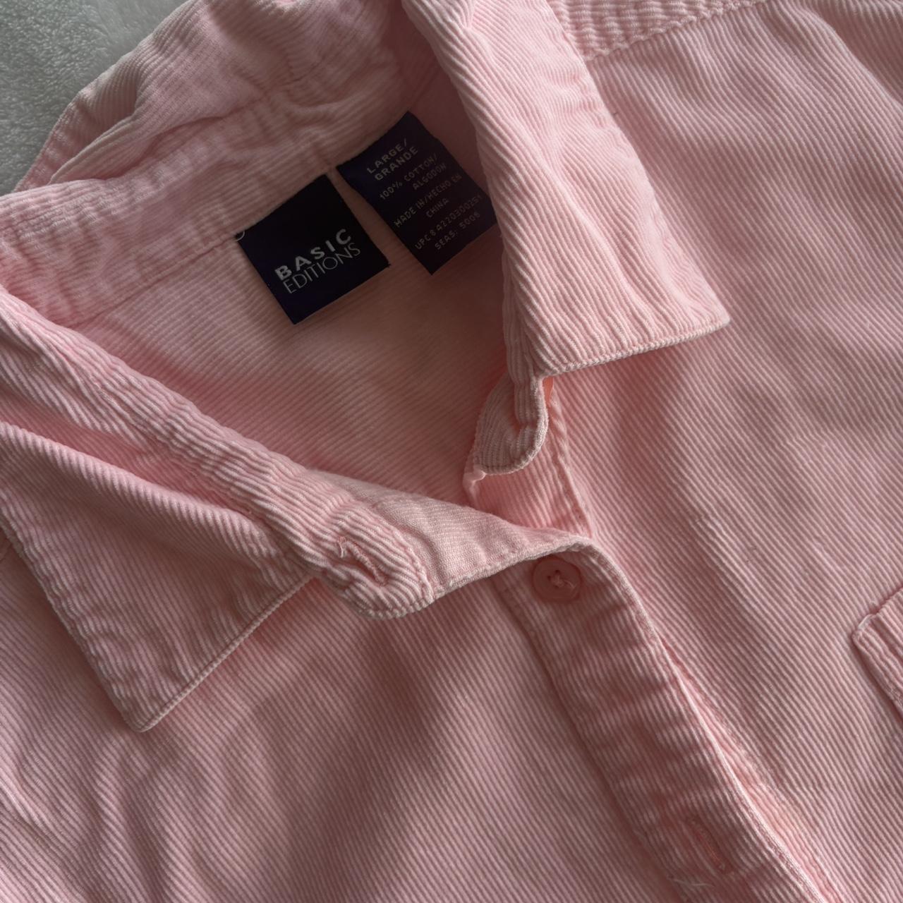 Basic Editions Women's Shirt - Pink - L – Basic E… - image 2