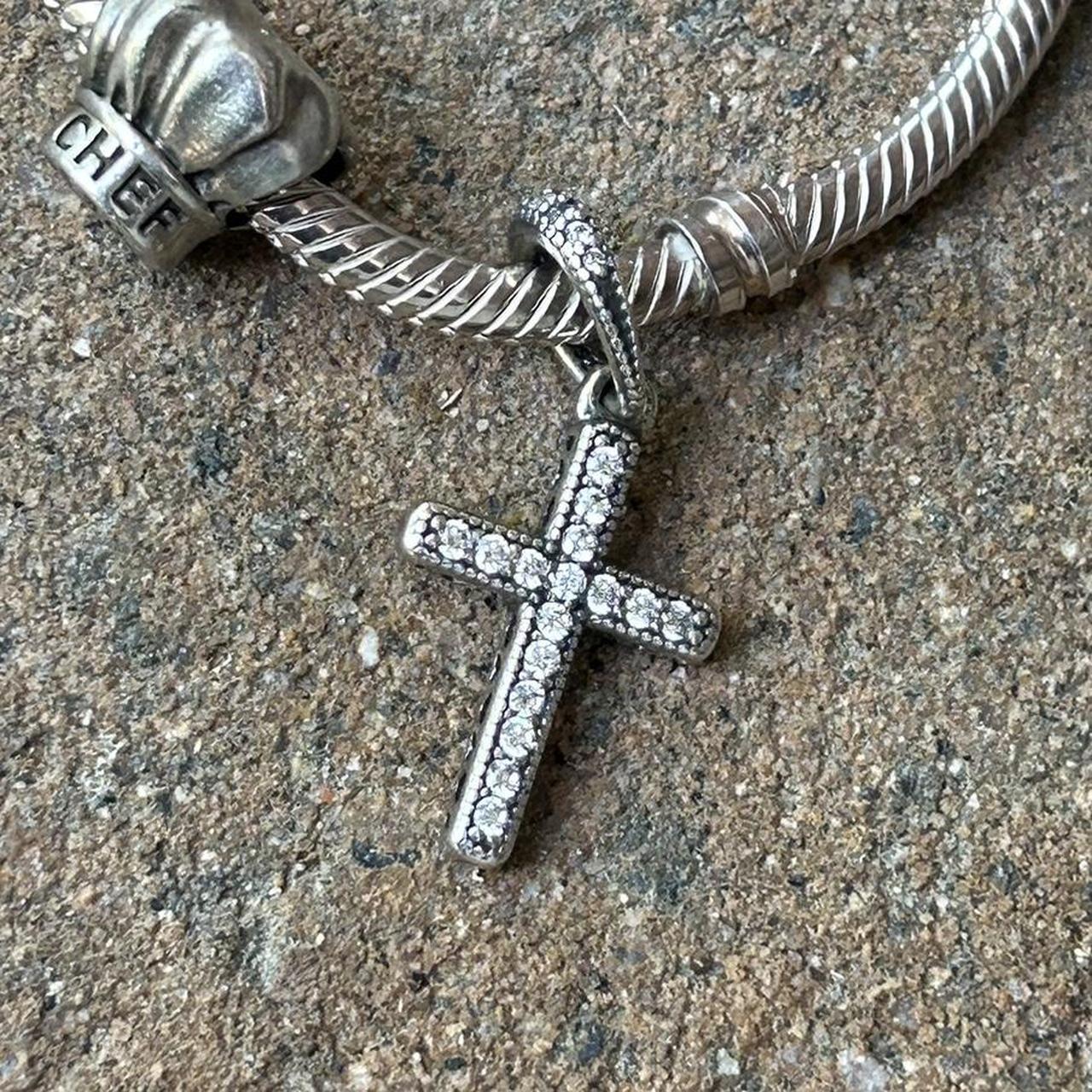 Charm Bracelet Cross Pendant Pandora Cross Bracelet Pandora