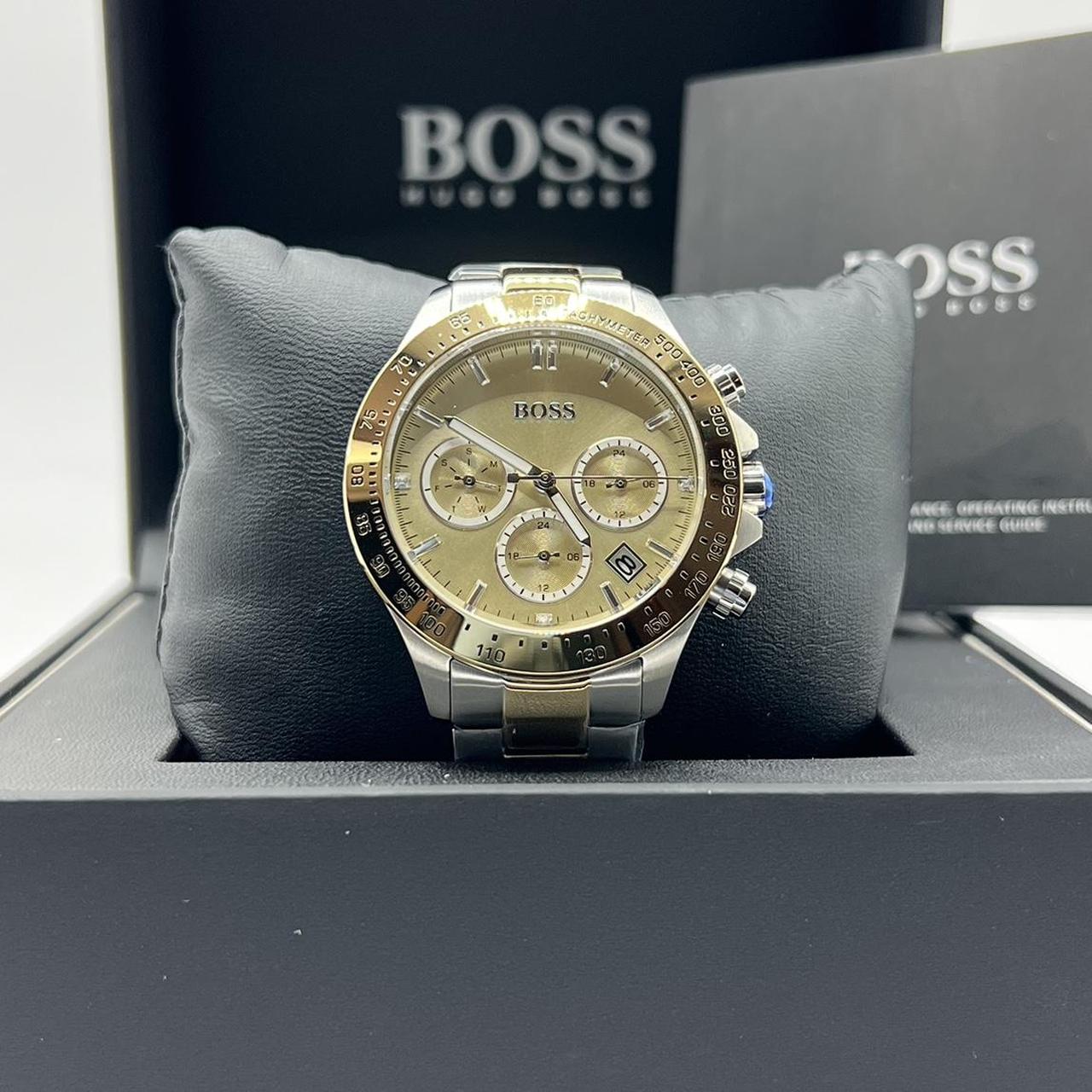 Men’s Hugo Boss watch Gold and Silver Model -... - Depop