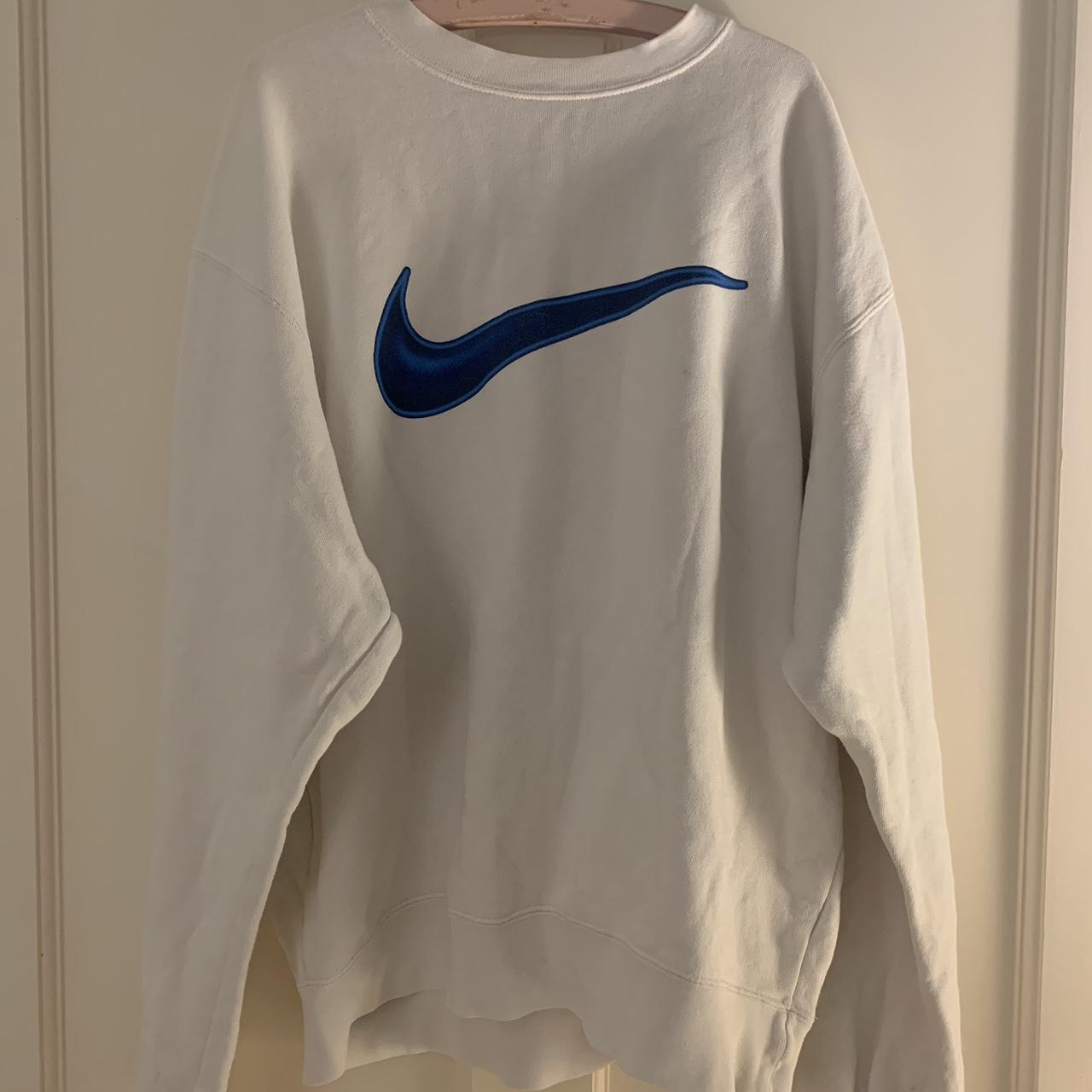 sweatshirt nike white
