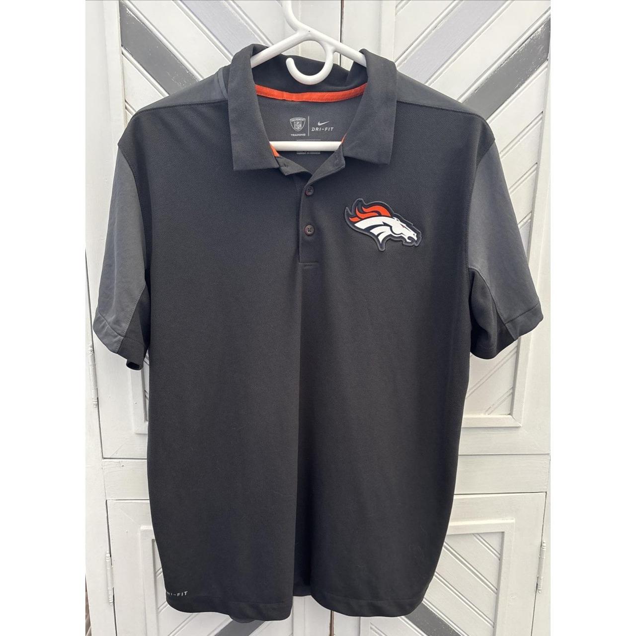Nike Men's Polo shirt - Grey - L – Nike NFL Men's L Gray Denver Broncos …
