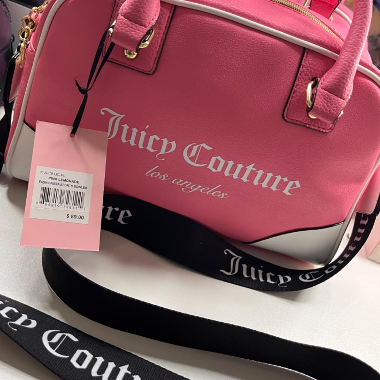 Juicy Couture Pink deals Lemonade Fashionista Sport Logo Backpack & Wallet