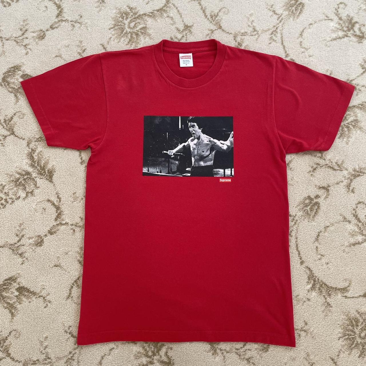 Supreme Red Graphic Tee. Bruce Lee Enter The. Depop