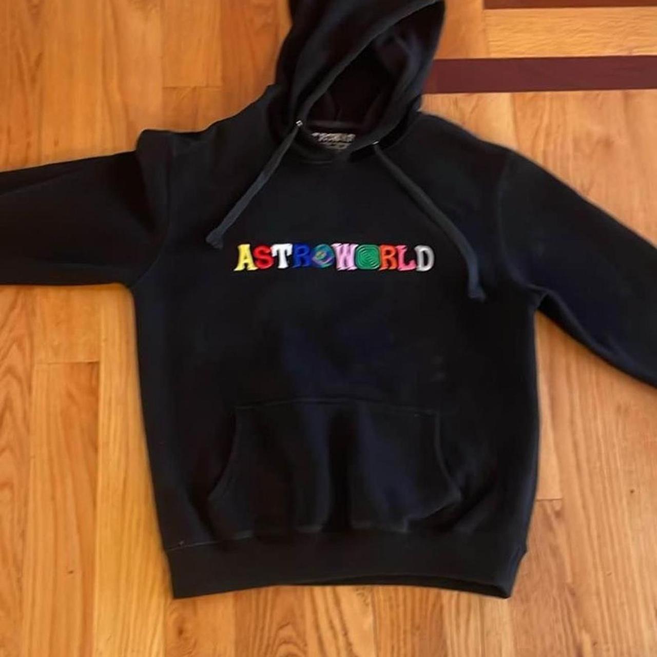 Black astroworld hoodie best sale