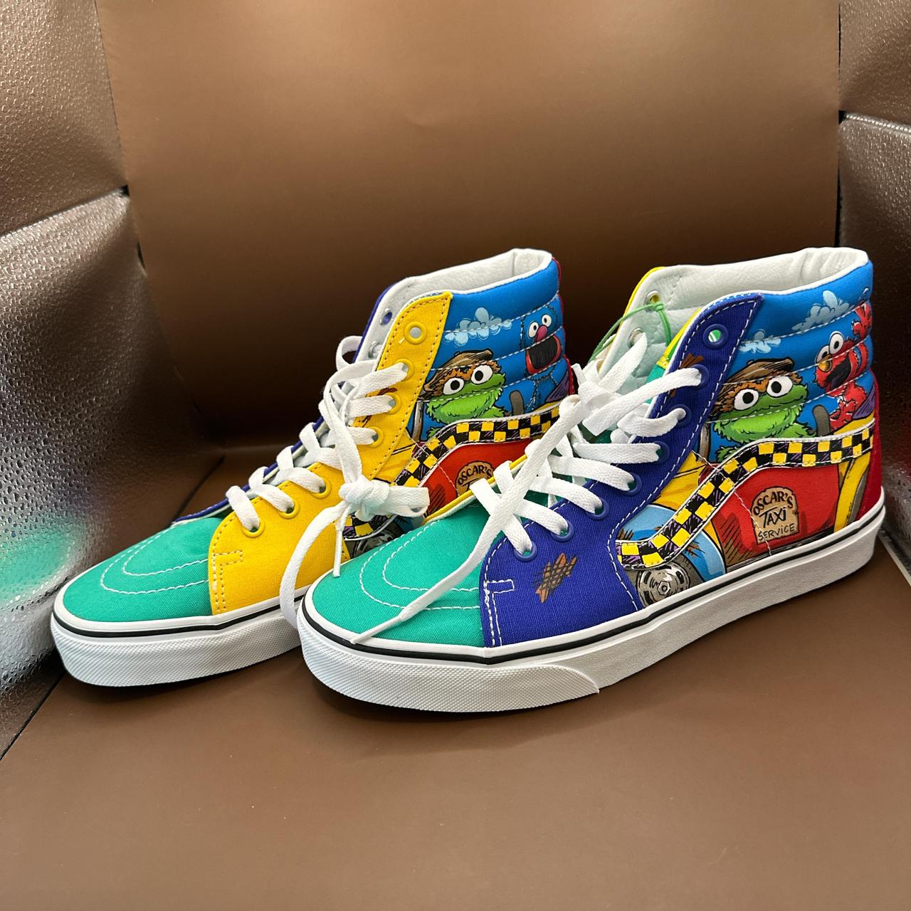 Sesame Street x Sk8 Hi Oscar s Taxi Service vans