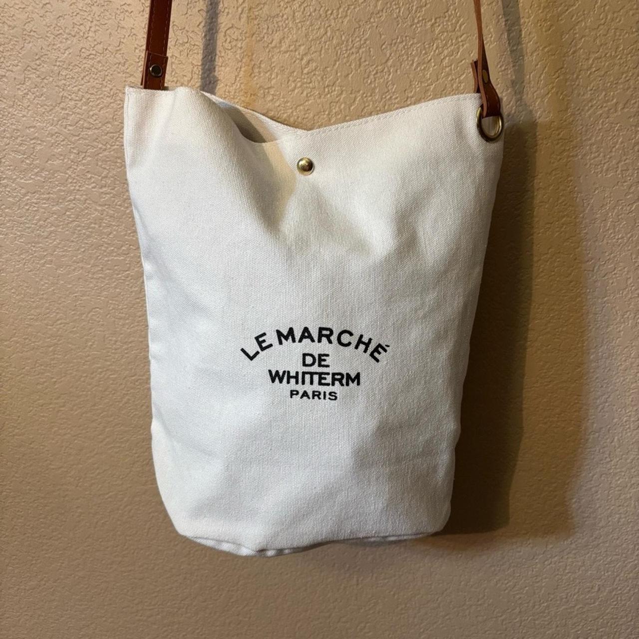 Source Unknown Women's Canvas Bag - Cream/Tan – A… - image 6