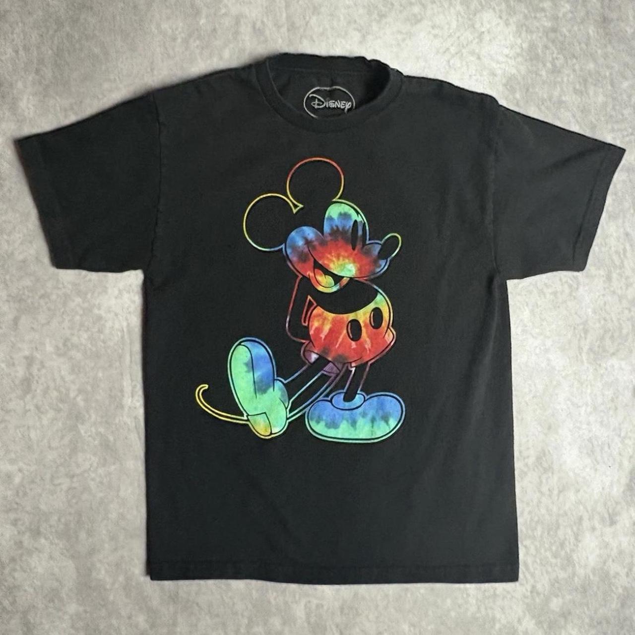 tie dye mickey mouse shirt