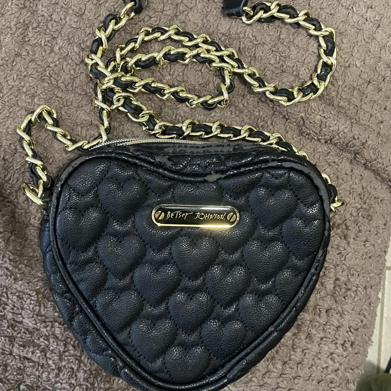 Betsey Johnson, Bags, Betsey Johnson Heart Shaped Bag