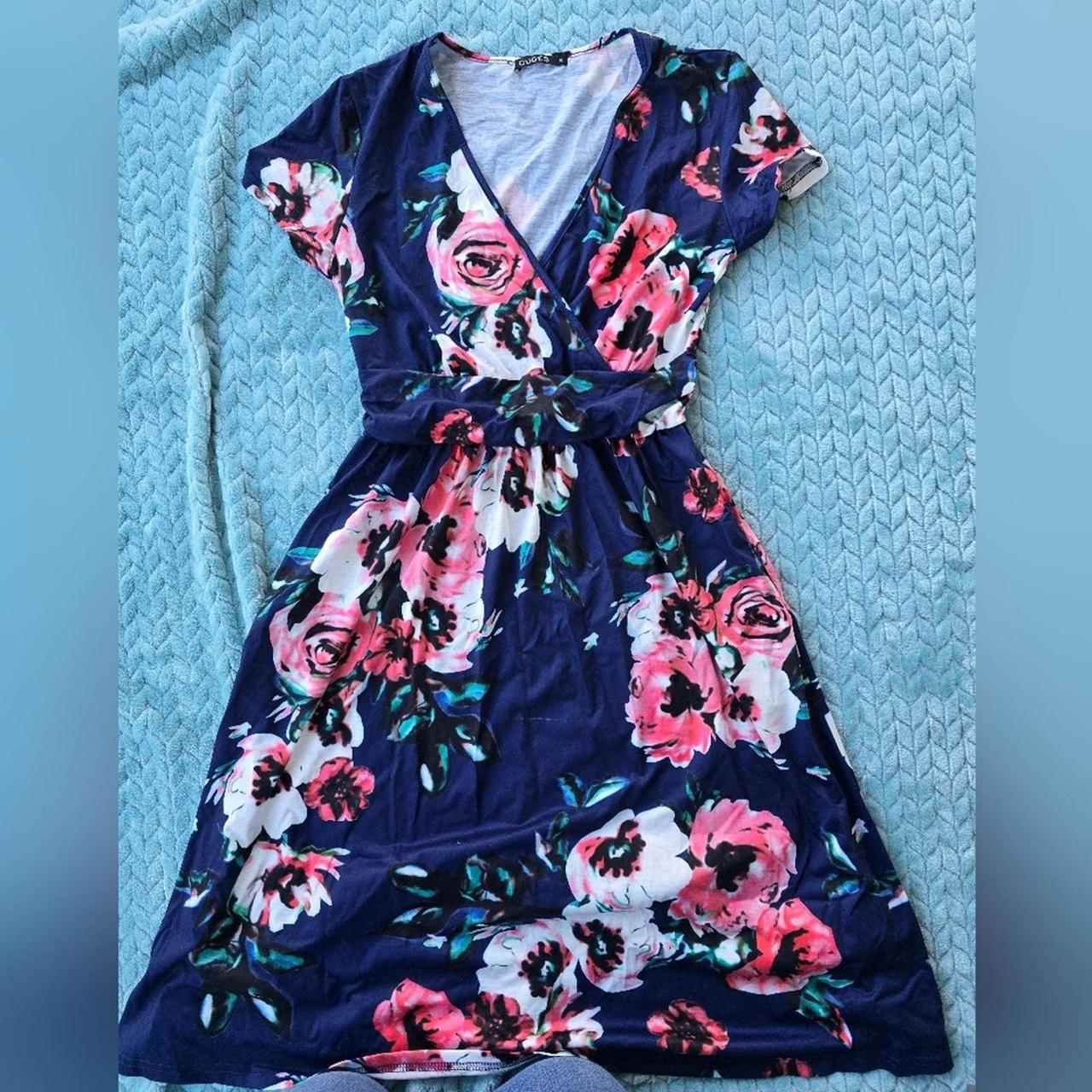 Women's Dress - Pink/Blue - M – NWOT Ouges M Blue… - image 1