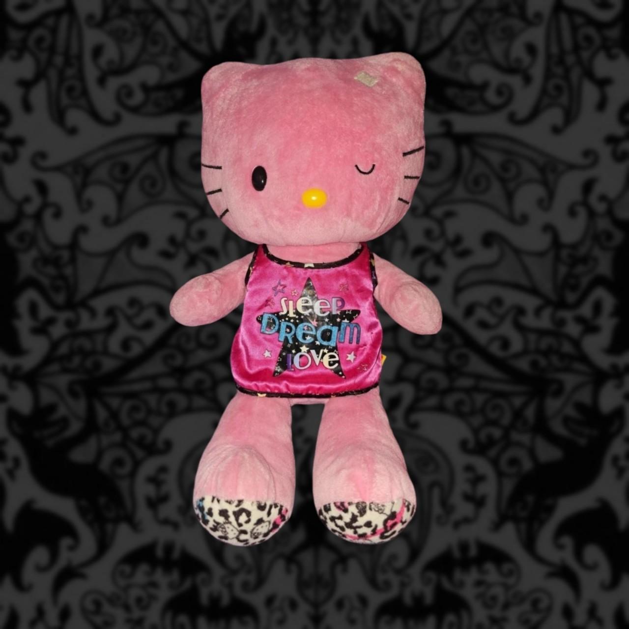 Pink Cheetah Hello Kitty Build a top Bear