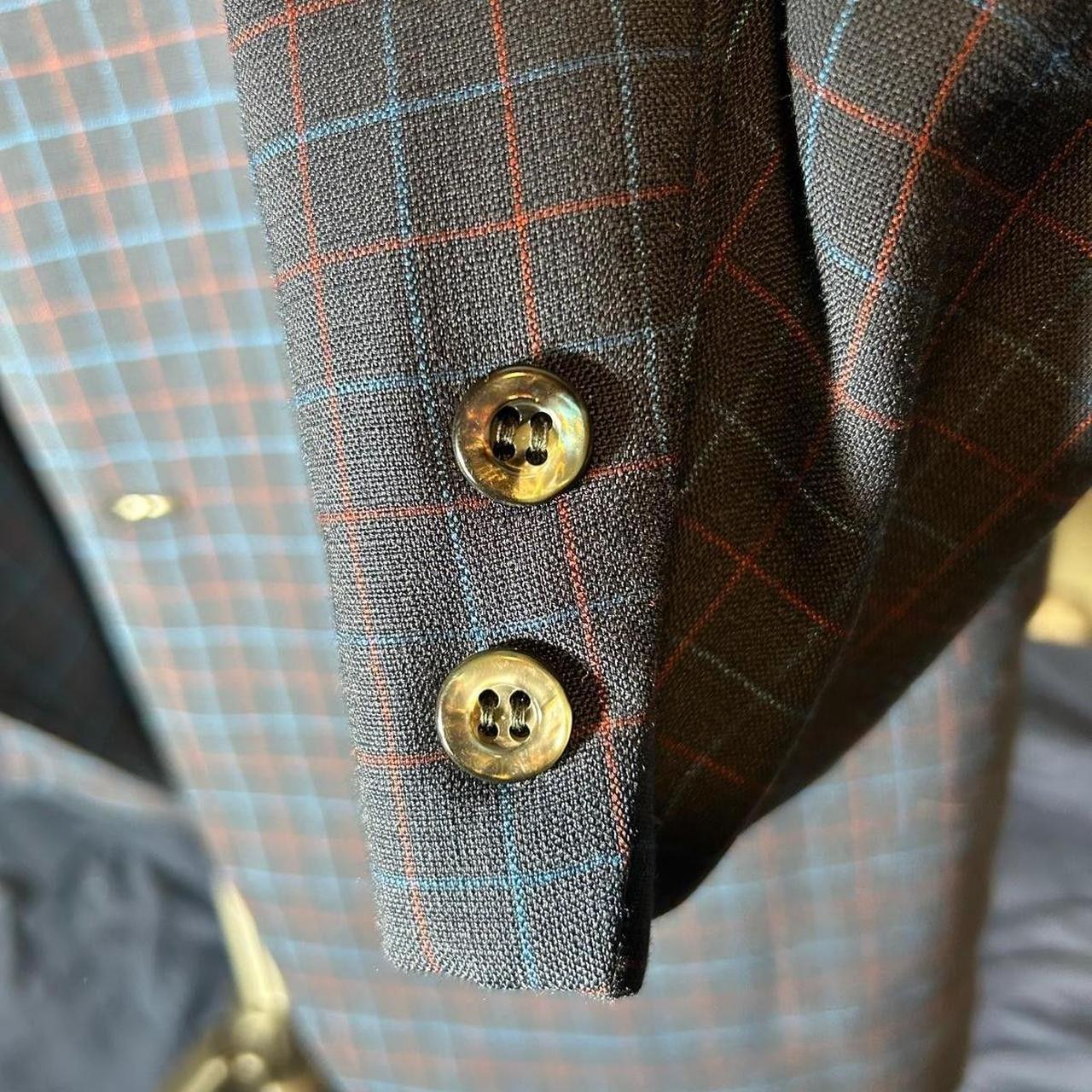 Source Unknown Men's Suit - Blue/Red - L – Vtg 19… - image 4