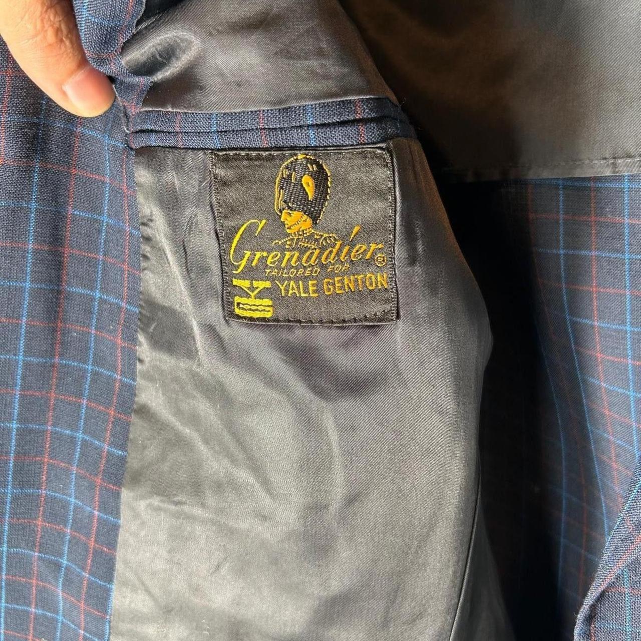 Source Unknown Men's Suit - Blue/Red - L – Vtg 19… - image 5