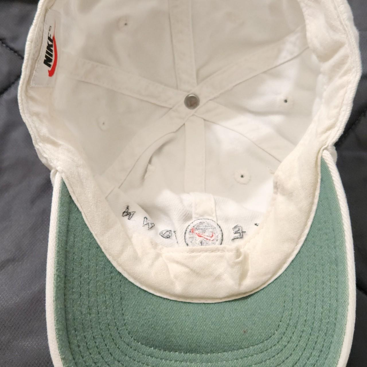 VINTAGE white 90s Nike Town Los Vegas Hat Strap Back | Depop