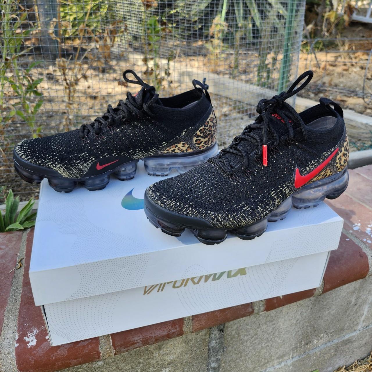 Black cheetah print vapormax hotsell