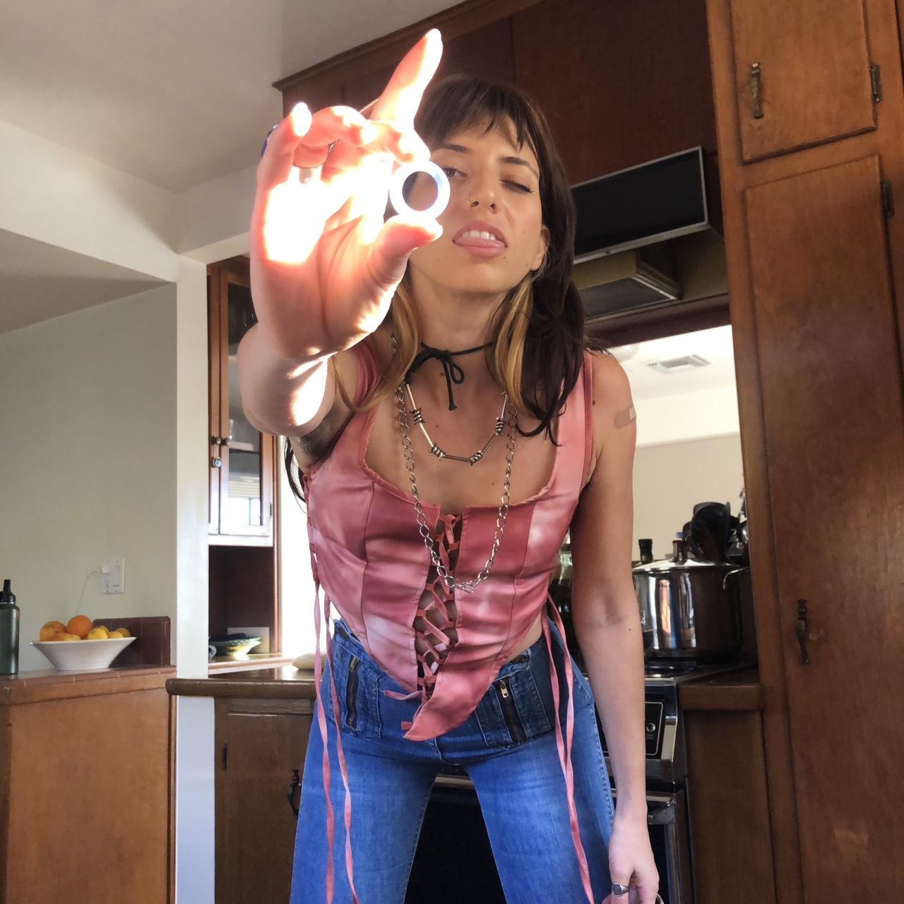 hot pink corset belt