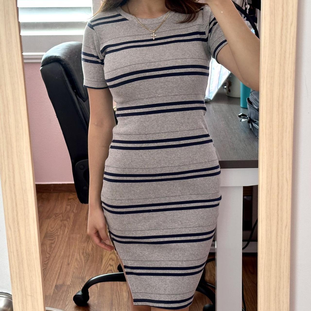 Forever 21 striped bodycon dress best sale