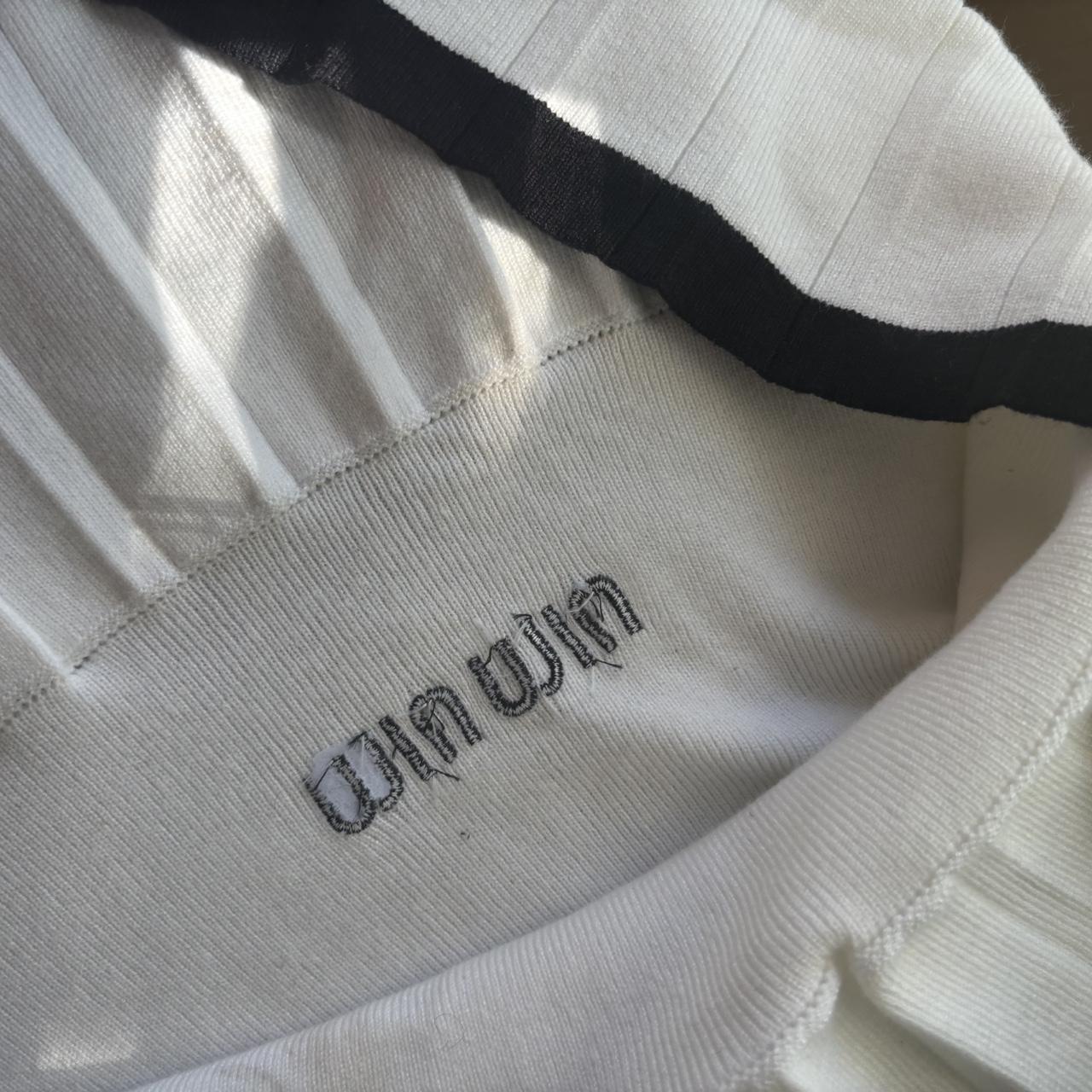 Miu Miu Women's Sweater - White/Multi - L – Miu M… - image 5