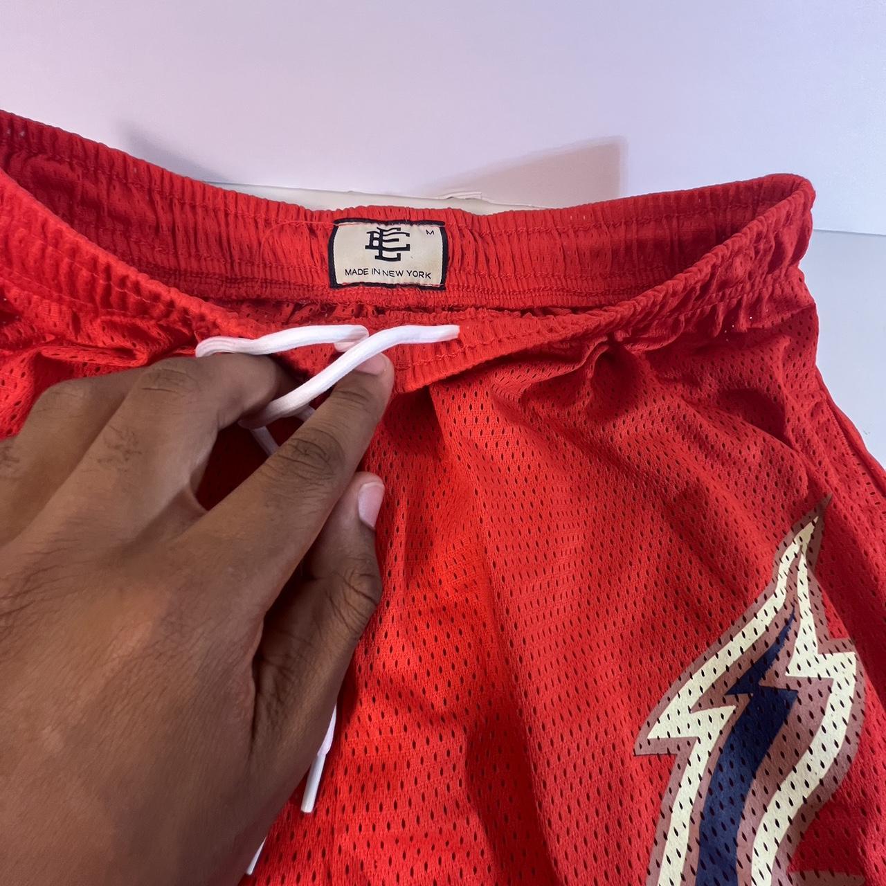 Eric Emanuel shorts red n blue lightning bolt | Depop