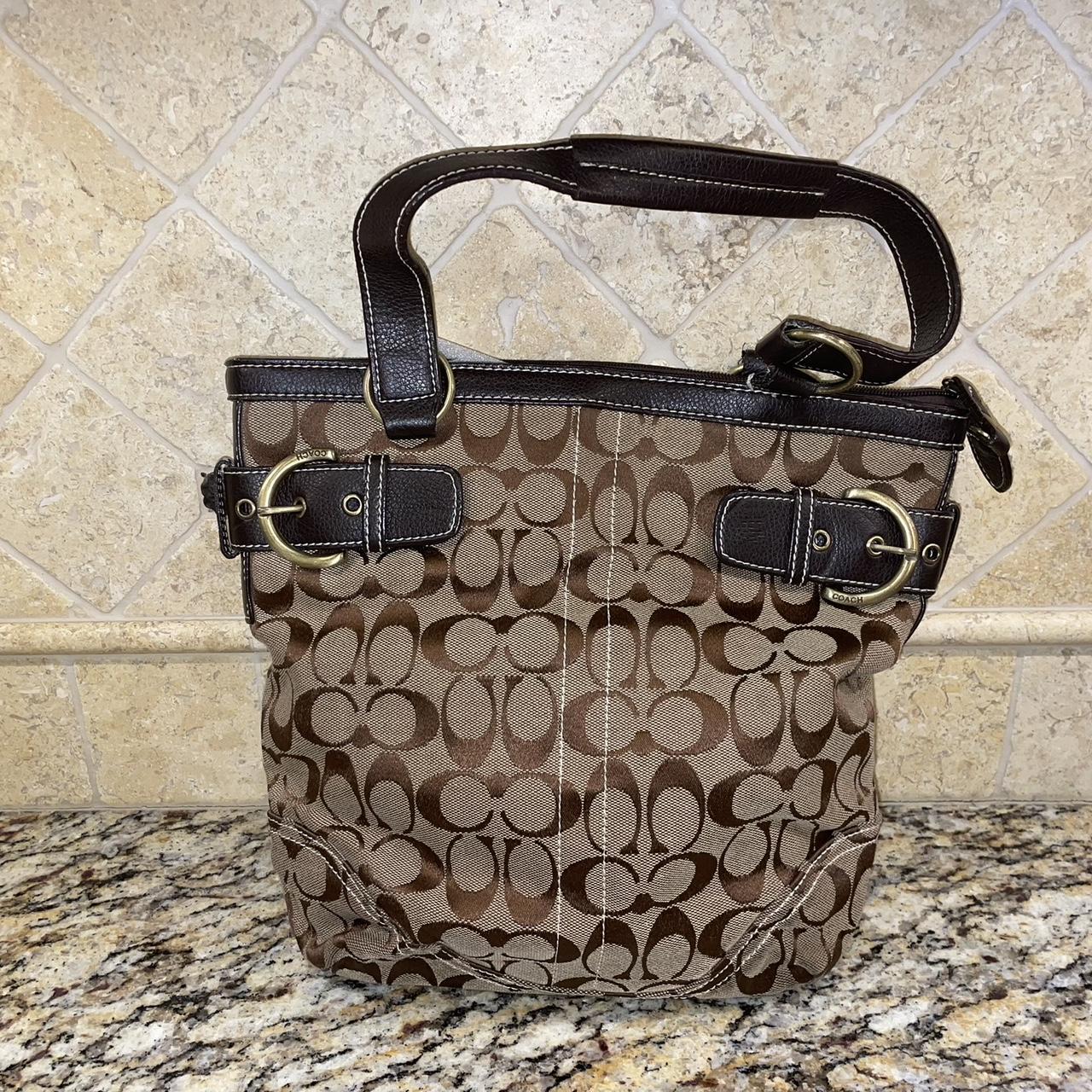 Deals Coach purse (dark brown original )