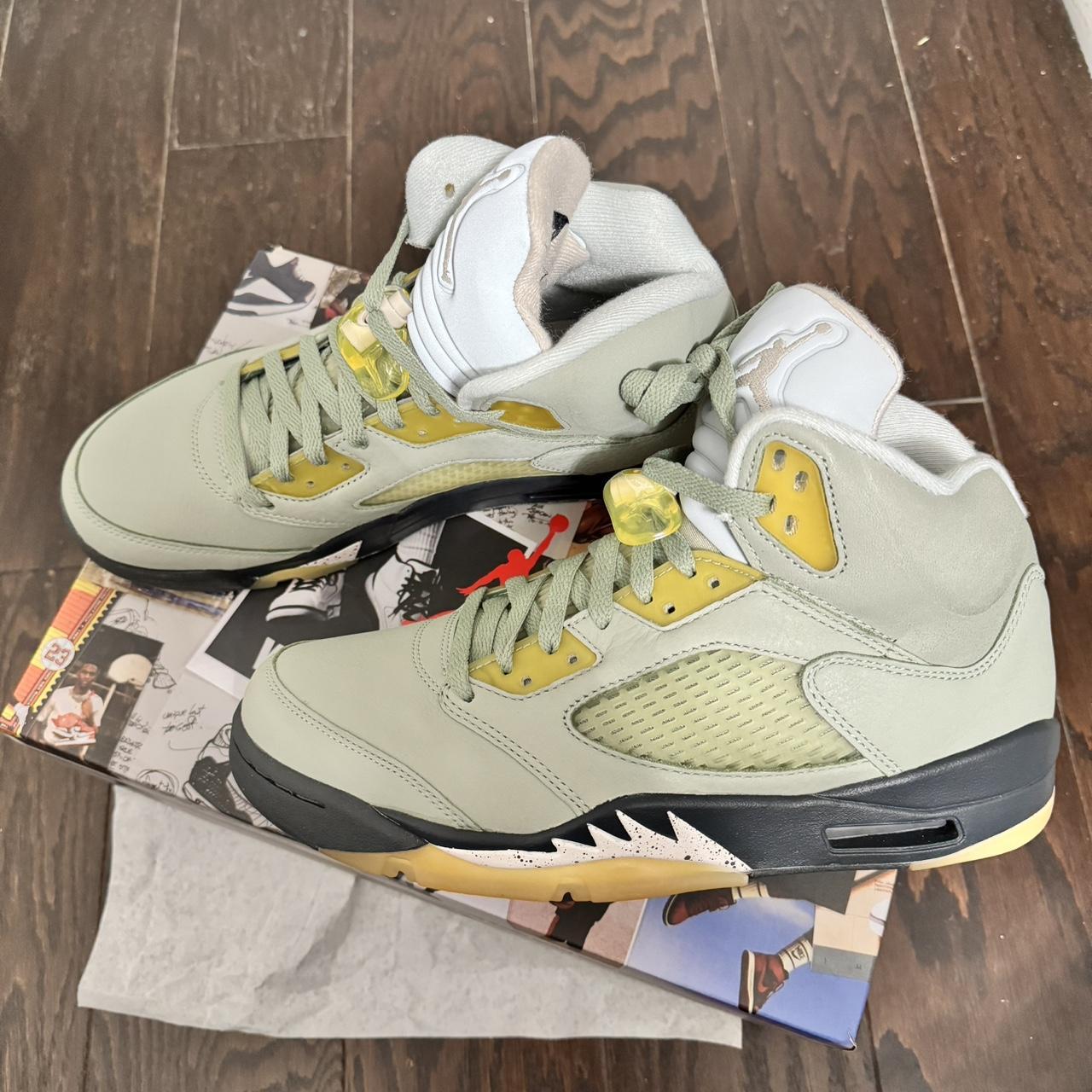 Air Jordan 5 RETRO 27cm 箱あり Air Jordan 5 Retro 'Jade Horizon' Size | Depop