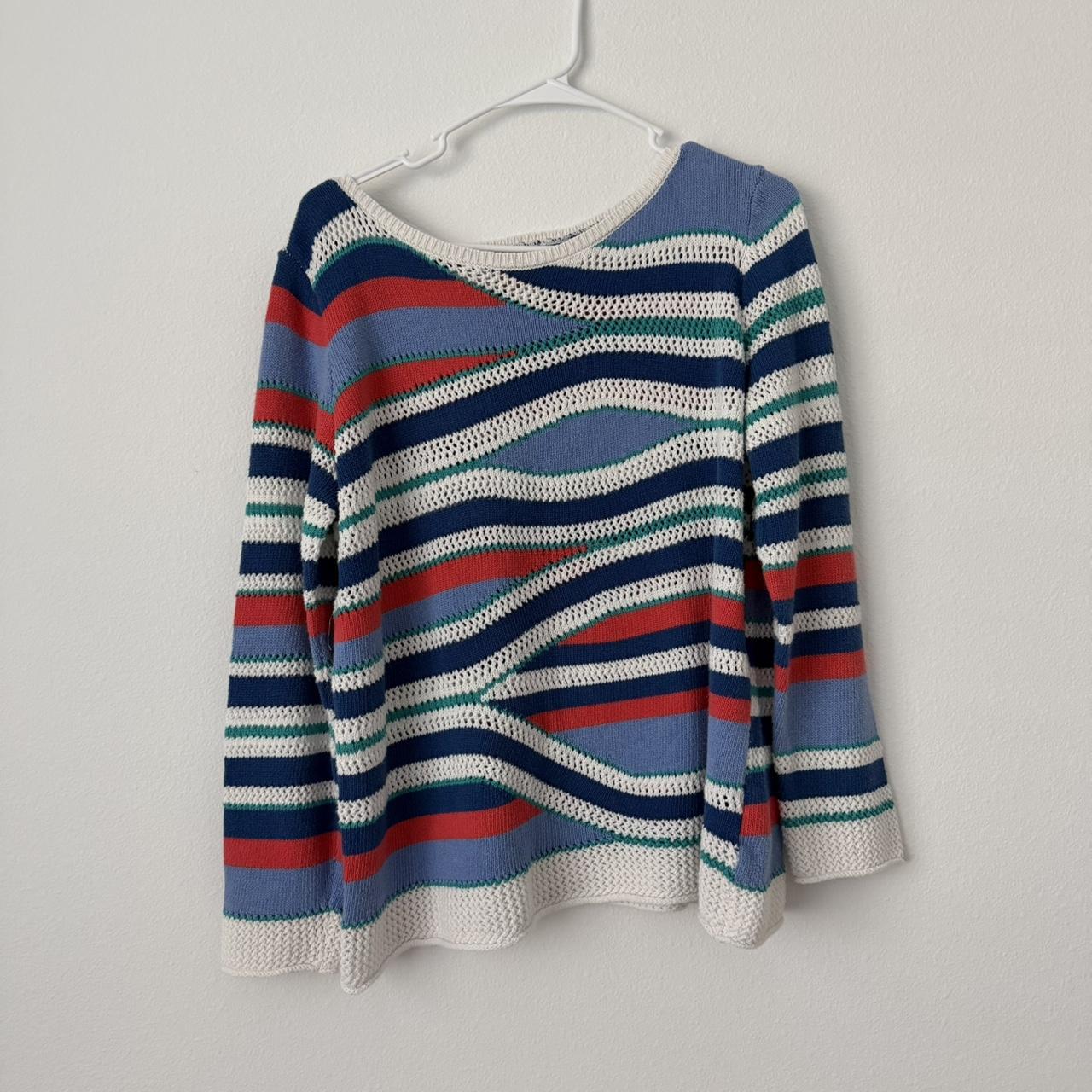 Ruby Rd. Women's Sweater - Multi/Blue - XL – Ruby… - image 1