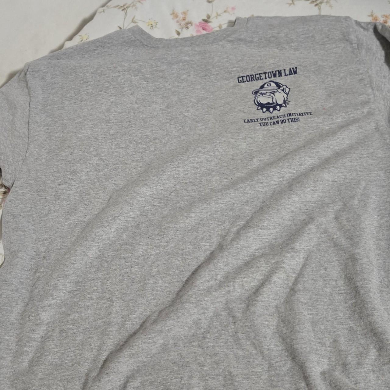 Georgetown Law College Shirt Custom Never Worn 90%... - Depop