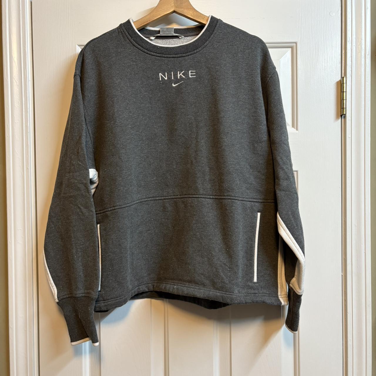 Nike spell out sweatshirt best sale