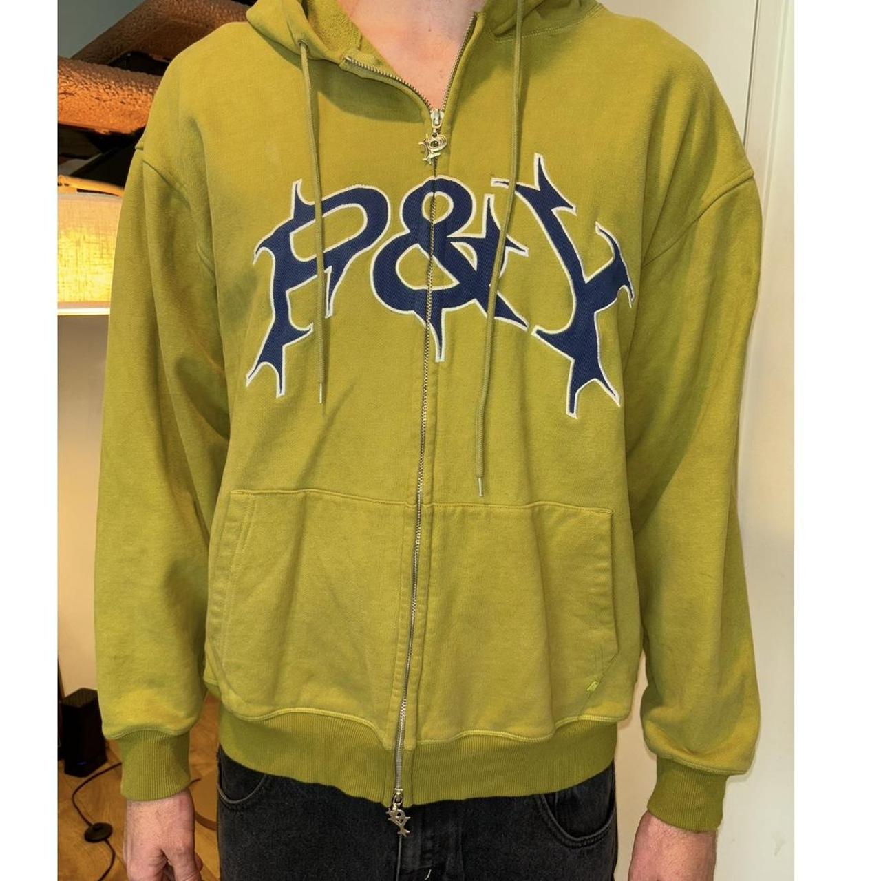 lime green punkandyo zip up hoodie, #skate