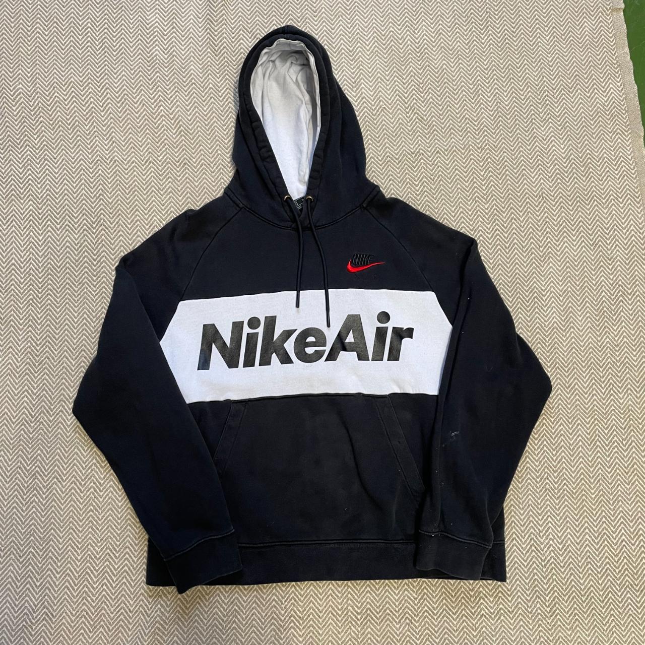 mens nike air hoodie black
