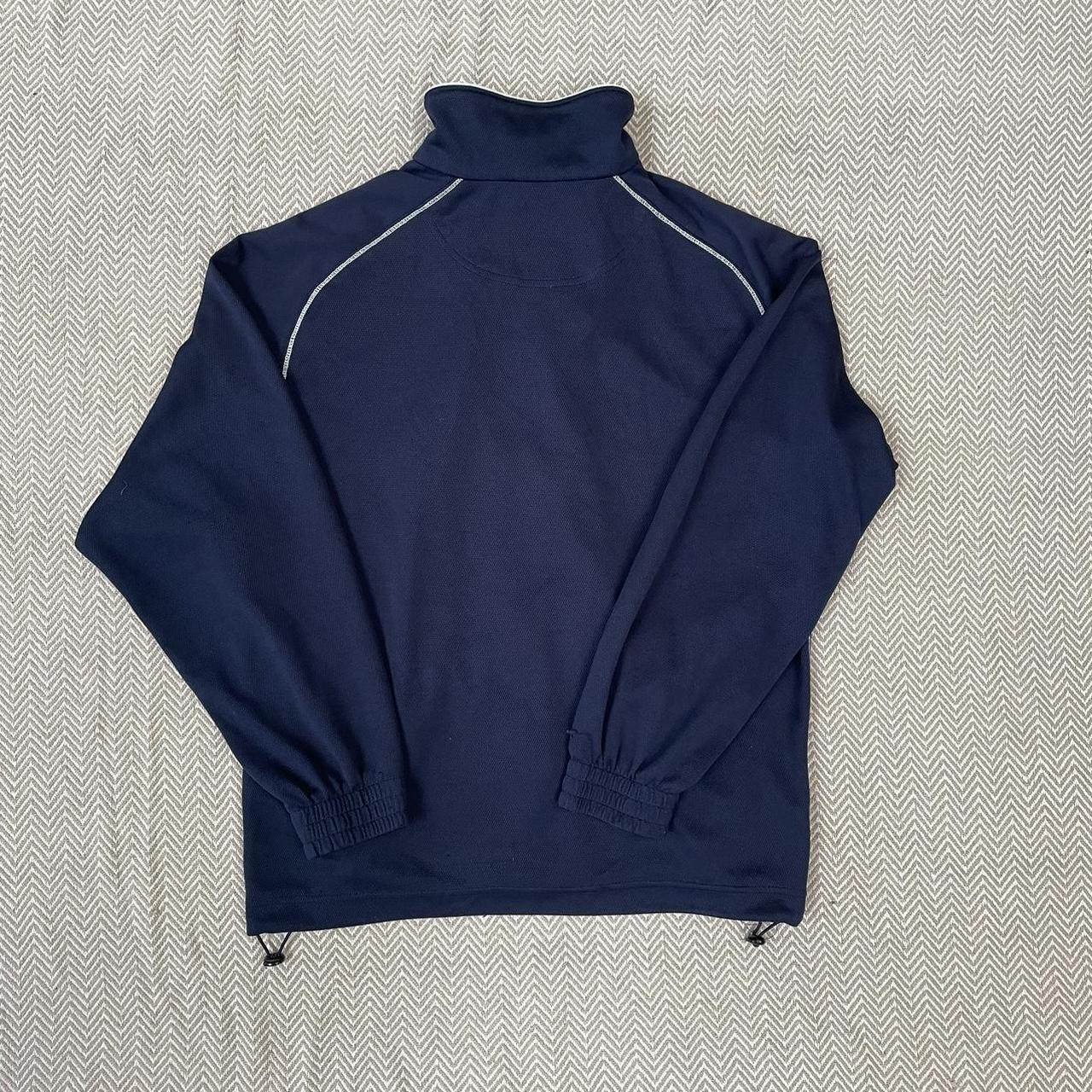 Navy Lotto Zip Up Jacket Size: Small Pit to Pit: 21”... - Depop