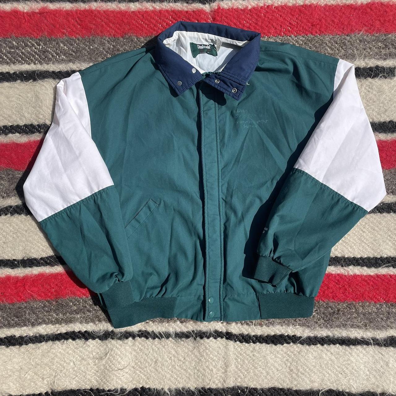 Green 90s Dunbrooke Jacket Size: XL Pit to Pit:... - Depop