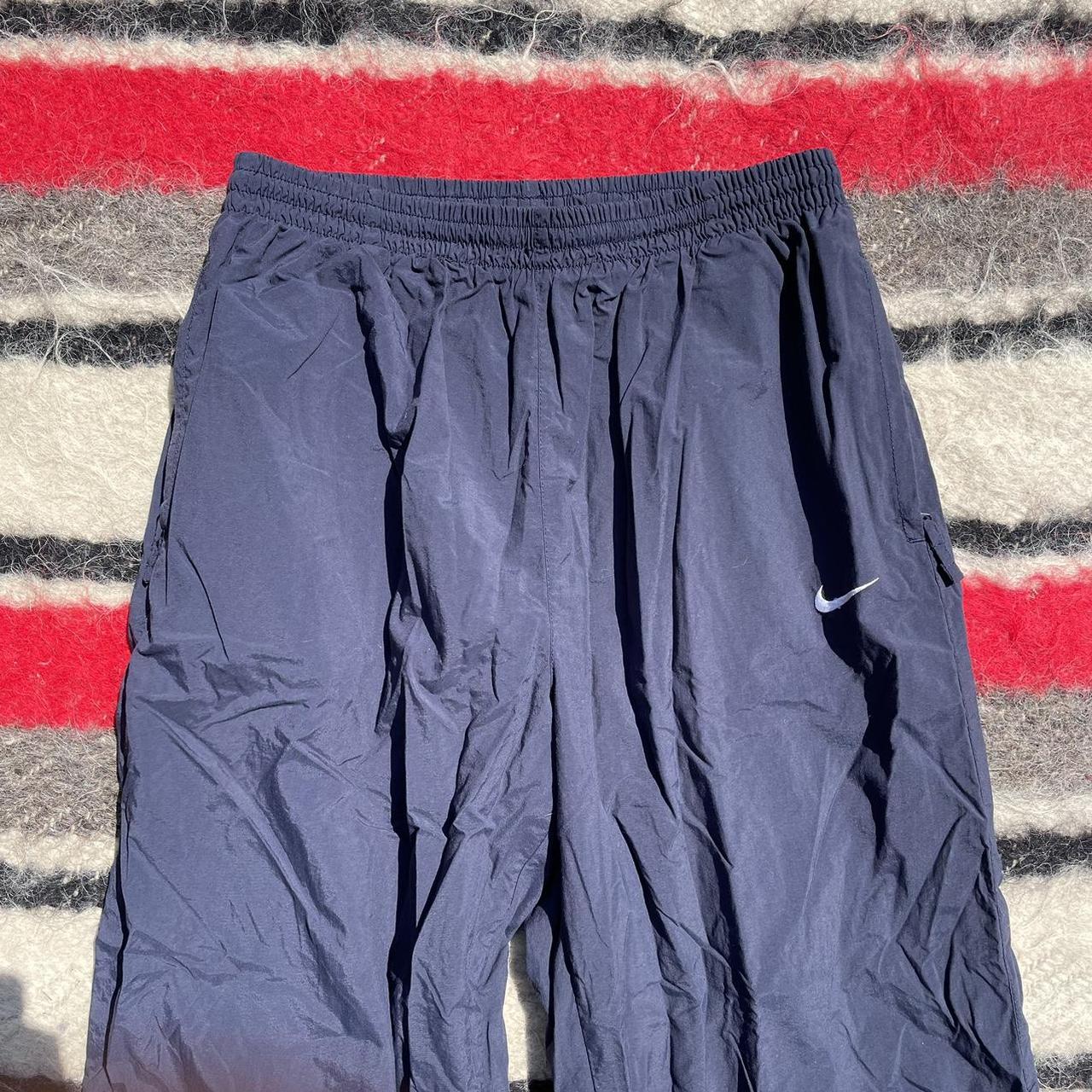 Navy 90s Nike Track Pants Size: XL Waist: 28”... - Depop