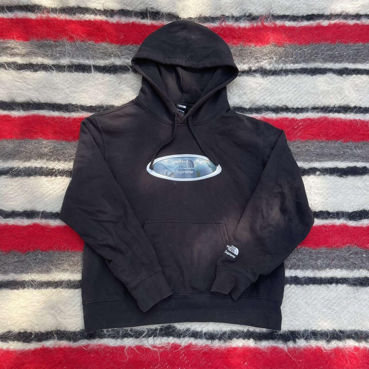 Black The North Face X Supreme Hoodie Size:... - Depop