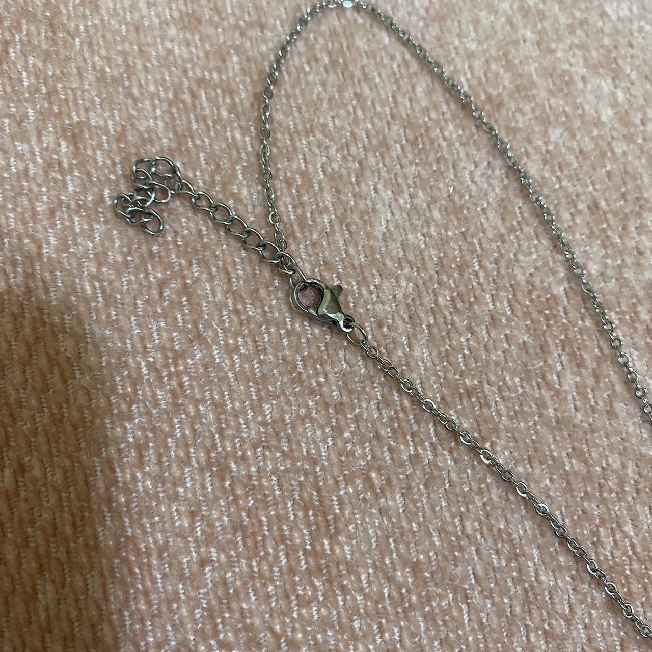 333 sliver necklace - Depop