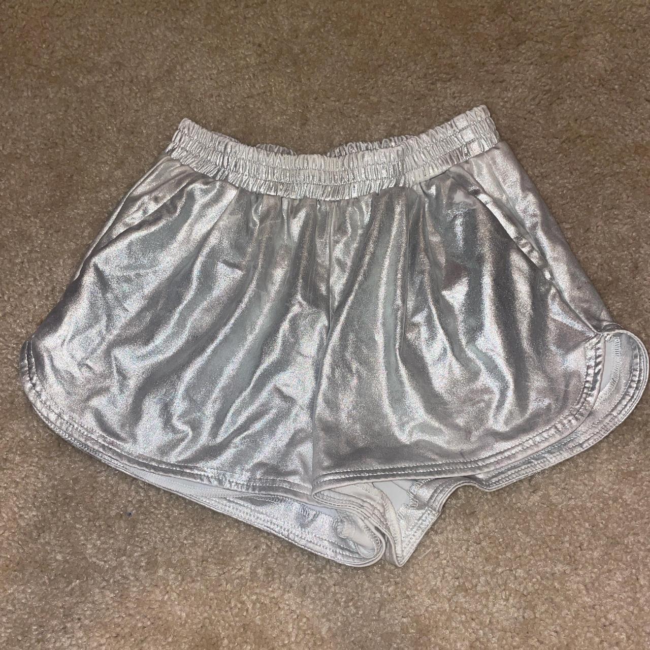 Metallic Shorts Amazon Silver Shorts Silver Shorts With Pockets