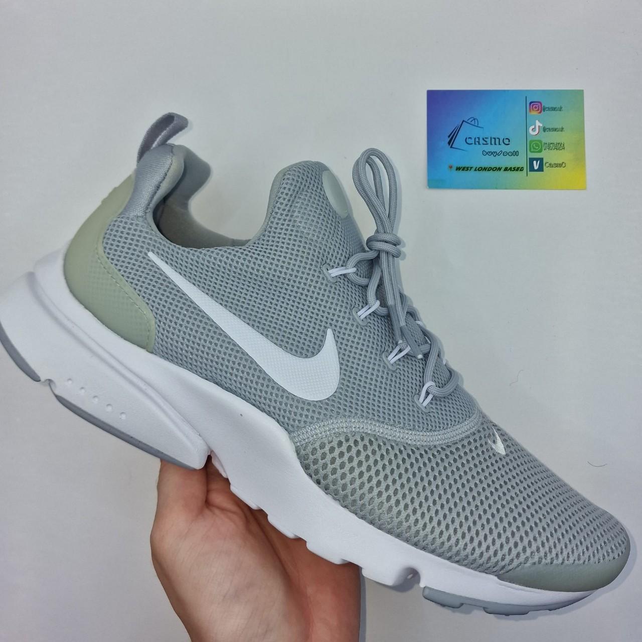 Mens Nike Presto Fly Wolf Grey white Fast Dispatch