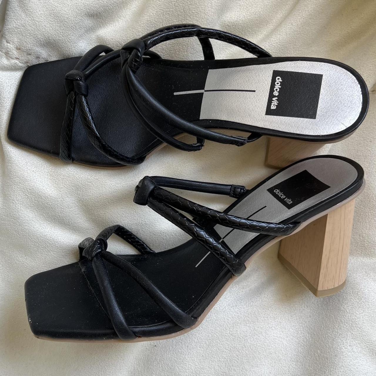dolce vita black heels