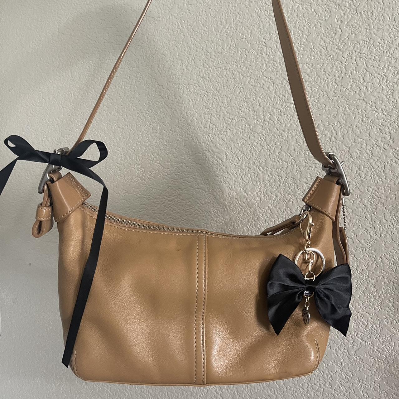 2024 Authentic Coach Soft Leather Hobo Bag