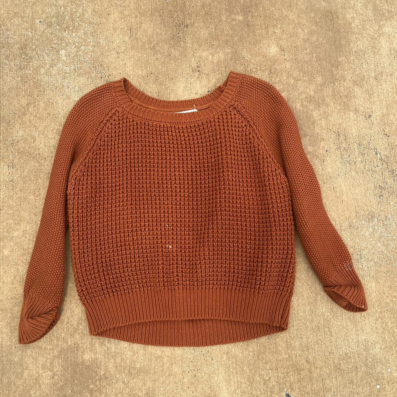 Forever 21 burnt orange sweater best sale