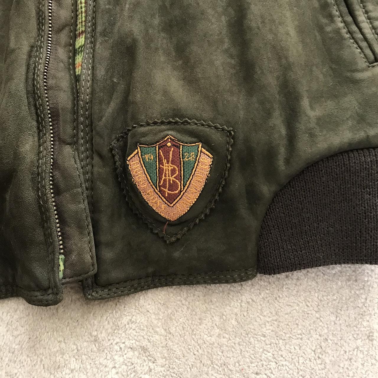 Olive green suede Hugo Boss Only worn a Depop